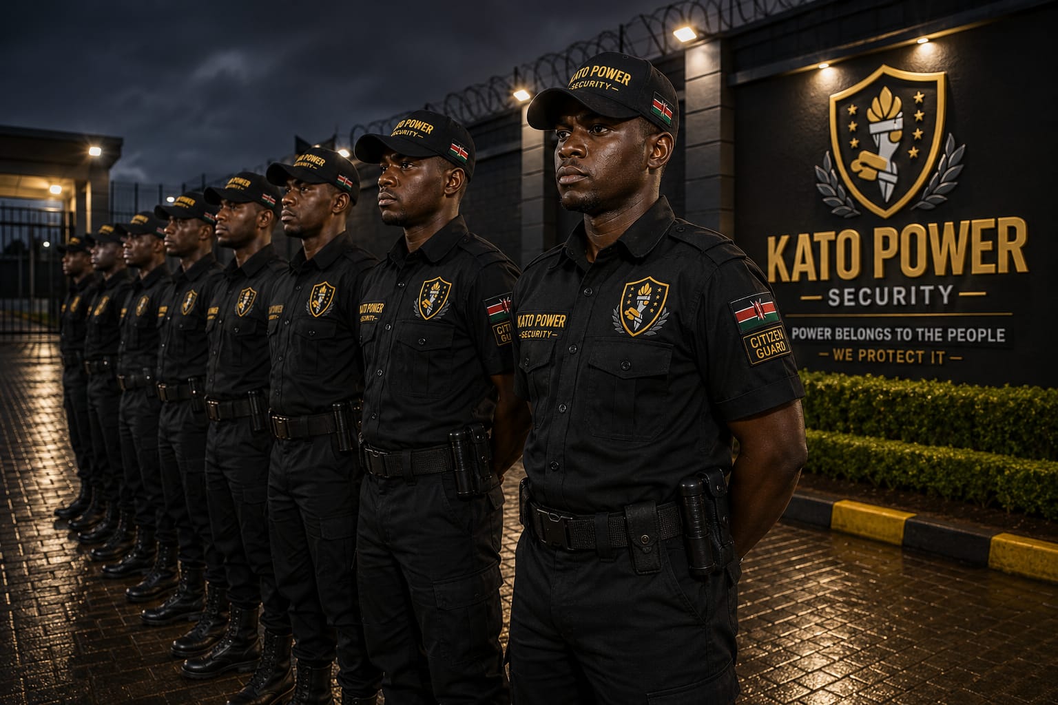 Professional security guards in Kenya